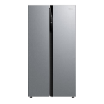 ثلاجة ميديا  سايد باي سايد, 18 قدم مكعب, 510 لتر,لون فضي, إنارة, بدون تجميد | MIDEA MODEL NO: MDRS710FGU50D