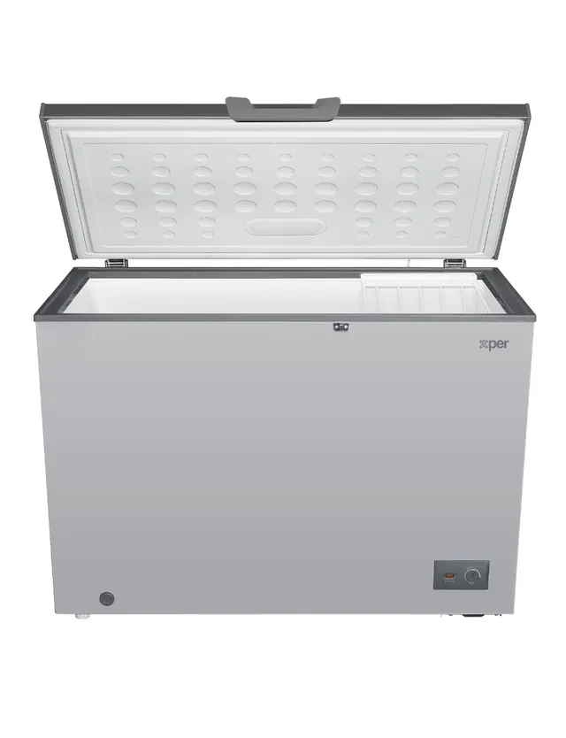 فريزر صندوقي بسعة 11.2 قدم، فضي اللون، 316 لتر | XPER MODEL NO: FRZXP595 - Image 3