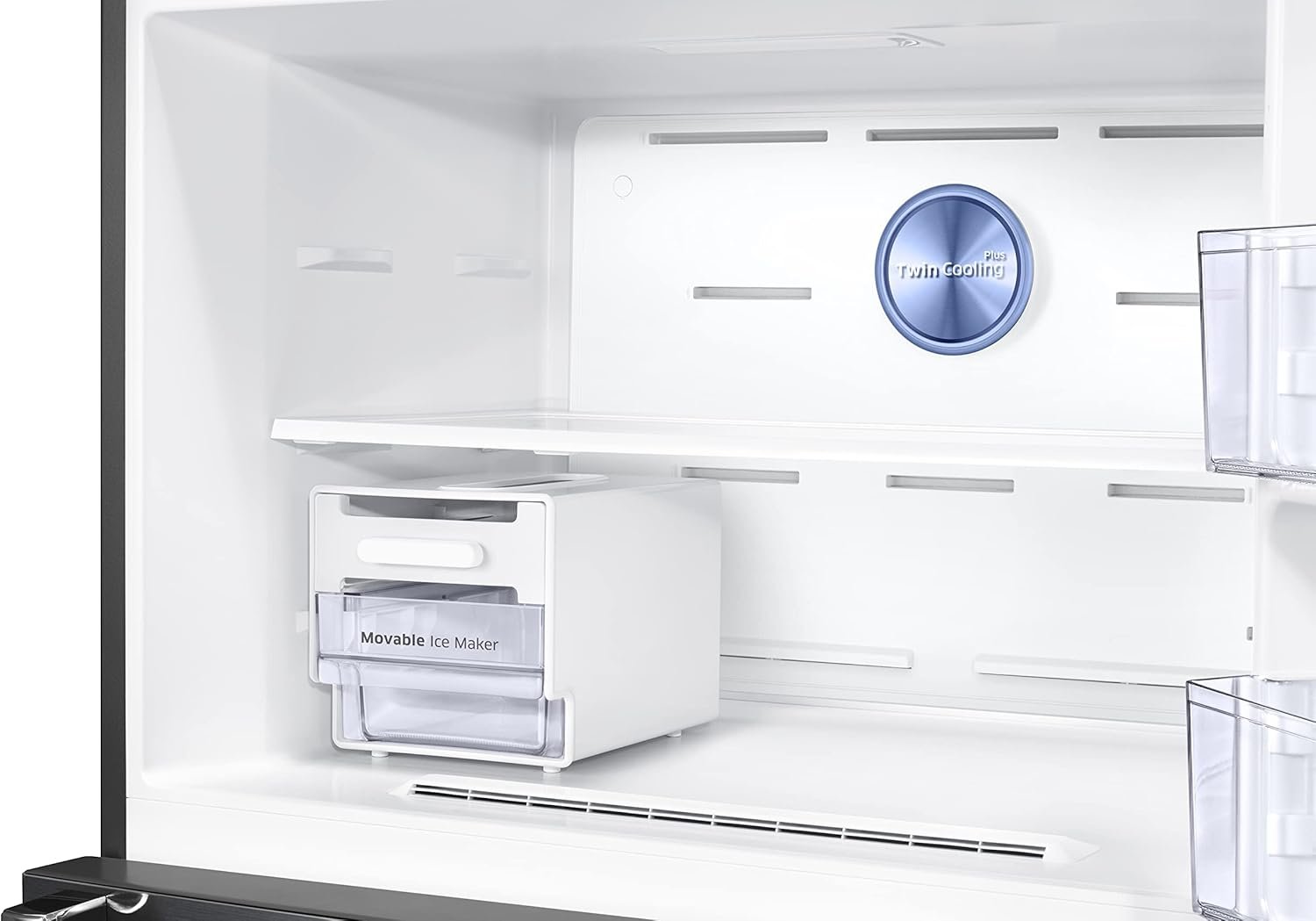 ثلاجة سامسونج بابين، سعة 620 لتر / 21.9 قدم مكعب، بنظام تبريد مزدوج، لون فضي داكن | SAMSUNG MODEL NO: RT62K7050SL - Image 6