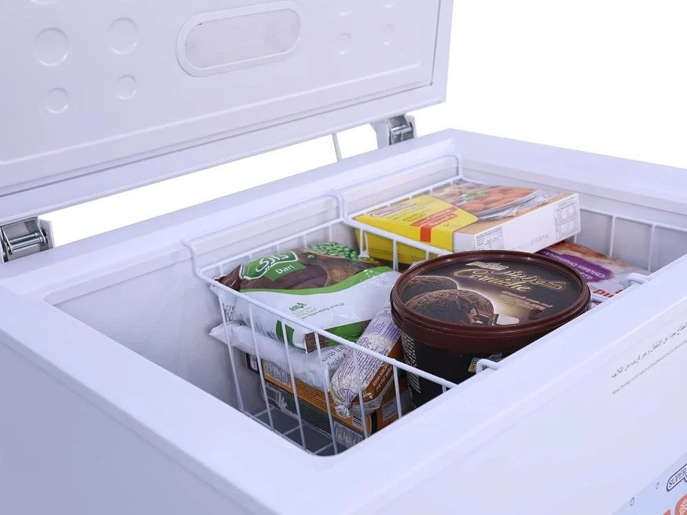 فريزر افقي سوبر جنرال 145 لتر ,5.12 قدم , أبيض | MODEL NO:KSGF222 - Image 5